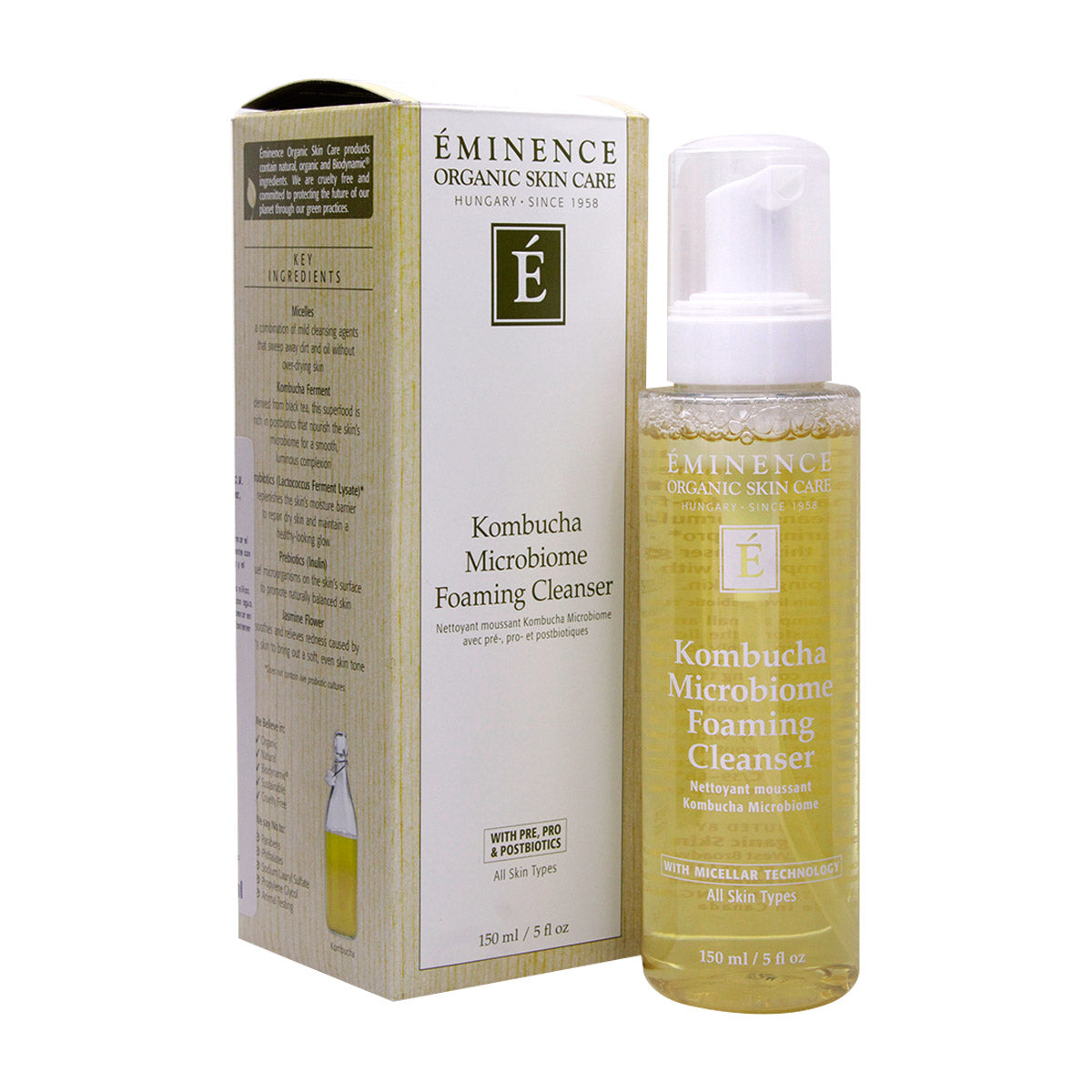 KOMBUCHA MICROBIOME FOAMING CLEANSER EMINENCE 150ml